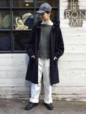 「JOURNAL STANDARD LUXE（ジャーナルスタンダード　ラックス）のアイテム（その他アウター）」を使った、A.Kさん（レディース・161cm）の冬コーディネート