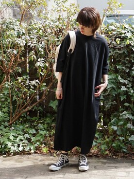 「JOURNAL STANDARD LUXE（ジャーナルスタンダード　ラックス）のアイテム（ワンピース/ドレス）」を使った、A.Kさん（レディース・161cm）の春コーディネート