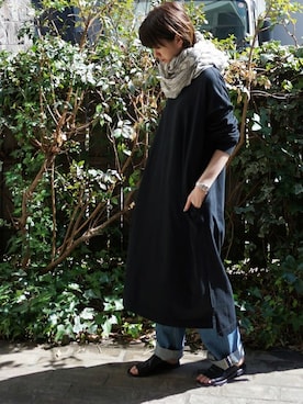「JOURNAL STANDARD LUXE（ジャーナルスタンダード　ラックス）のアイテム（ワンピース/ドレス）」を使った、A.Kさん（レディース・161cm）の春コーディネート