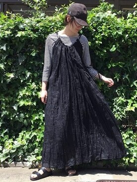 「JOURNAL STANDARD LUXE（ジャーナルスタンダード　ラックス）のアイテム（ワンピース/ドレス）」を使った、A.Kさん（レディース・161cm）の春コーディネート