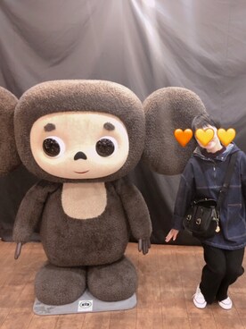 「アイテム（その他小物、オレンジ系）」を使った、Luluさん（レディース・160cm）の春コーディネート