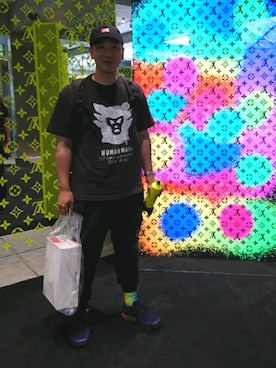 「airmax」｜「アイテム（その他）」を使った、yasuさん（メンズ・178cm）の春コーディネート