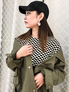 「Narcissus（ナルシス）のアイテム（トップス、ブラック系）」を使った、misakitty❤️さん（レディース）の冬コーディネート