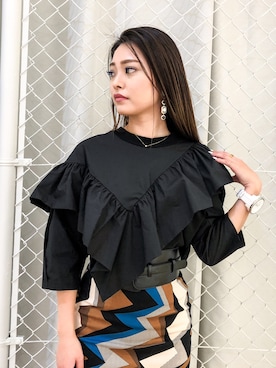「Narcissus（ナルシス）のアイテム（スカート、その他）」を使った、misakitty❤️さん（レディース）の冬コーディネート