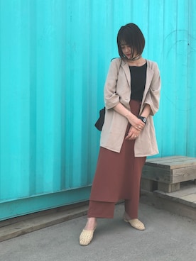 せりかさん（レディース・169cm）の春コーディネート