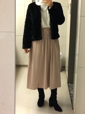 Cocoさん（レディース・158cm）の冬コーディネート