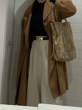 Cocoさん（レディース・158cm）の冬コーディネート