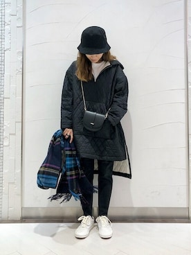 「tweedmill」｜坂巻さん（レディース・158cm）の秋コーディネート