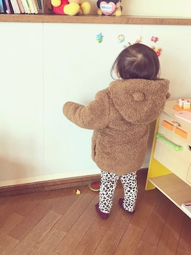 「PETIT BATEAU（プチバトー）のアイテム（ジャケット/アウター）」を使った、hinanoさん（キッズ・80cm）の春コーディネート