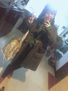 「SEVENDAYS=SUNDAY（セブンデイズサンデイ）のアイテム（ピーコート）」を使った、Etoileさん（レディース・155cm）の冬コーディネート