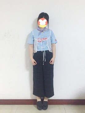 「blue」｜「アイテム（キャミソール）」を使った、Etoileさん（レディース・155cm）の春コーディネート