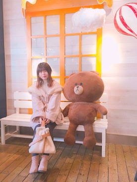 「Another Edition」｜「アイテム（トートバッグ）」を使った、Etoileさん（レディース・155cm）の冬コーディネート