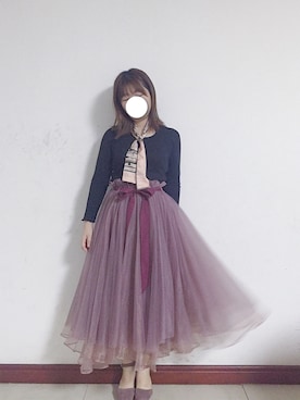 Odette (ボリュームロングチュール×オーガンジースカート)を使った人気