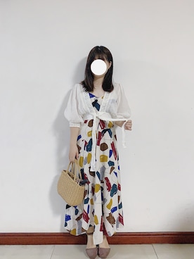 「holiday」｜「アイテム（ワンピース/ドレス）」を使った、Etoileさん（レディース・155cm）の夏コーディネート