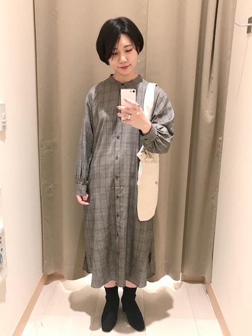 Global Work イオンモール直方クルミさんのワンピースを使ったコーディネート Zozotown