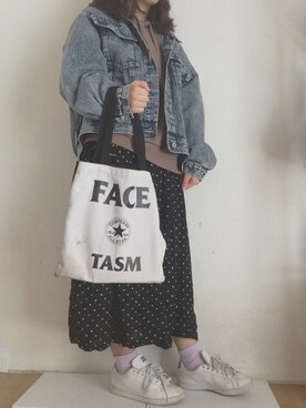「apres jour（アプレジュール）のアイテム（デニムジャケット）」を使った、みやンさん（レディース・153cm）の春コーディネート