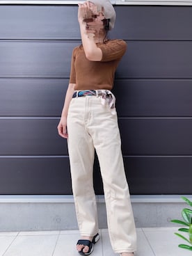 「A part by（アパートバイ）のアイテム（財布/小物）」を使った、cafemochaさん（レディース・156cm）の夏コーディネート