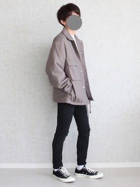 「ミニタリー」｜「アイテム（その他）」を使った、Laitoさん（メンズ・170cm）の秋コーディネート