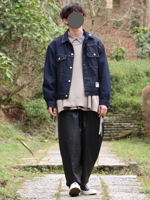 Laito Guのデニムジャケットを使ったコーディネート Wear