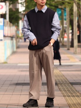 Zara ザラ のシャツ ブラウスを使ったメンズ人気ファッションコーディネート Wear