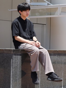 「EMMA  CLOTHES」｜「アイテム（腕時計）」を使った、Laitoさん（メンズ・169cm）の夏コーディネート