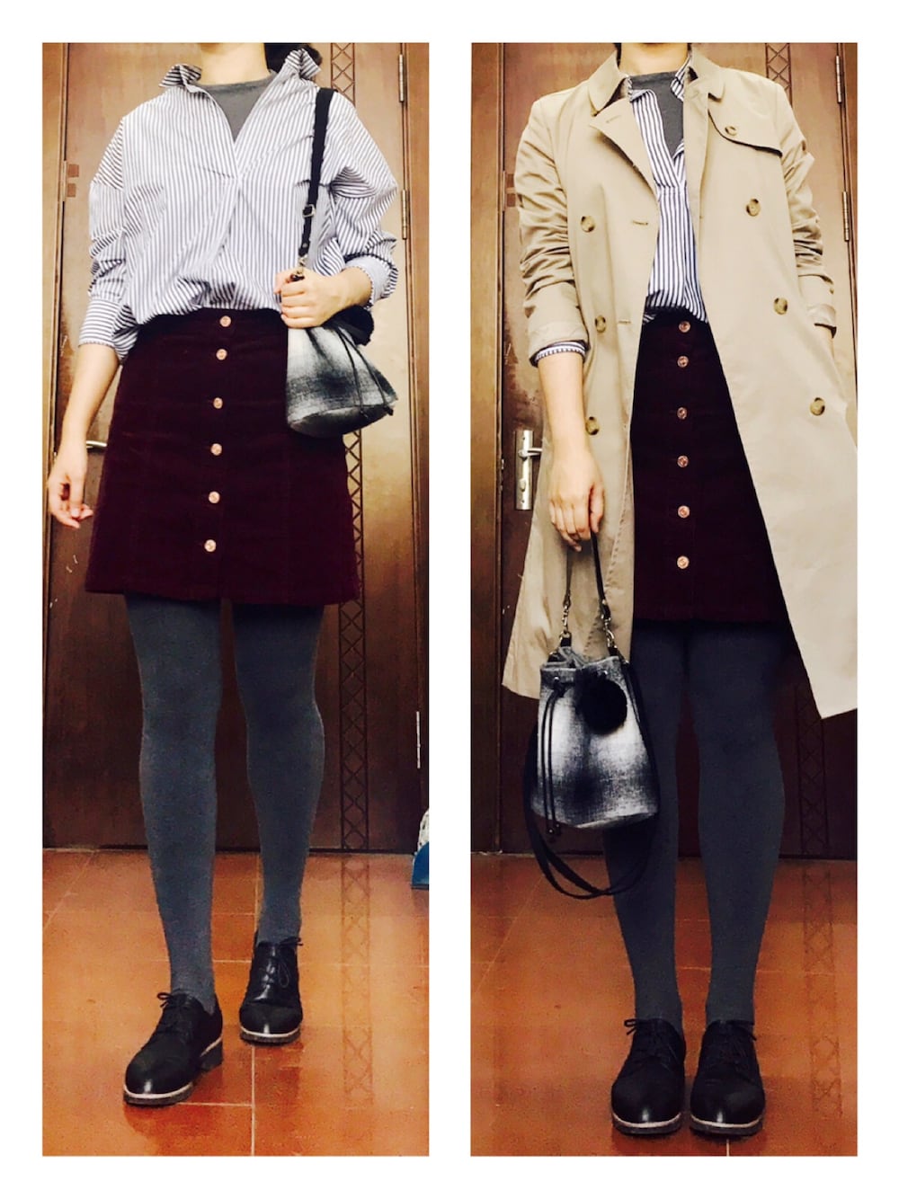 「春、UNIQLO、ootd」｜「New lookのアイテム（スカート、レッド系）」を使った、凌凌漆酱さん（レディース・163cm）の春コーディネートの1枚目の写真