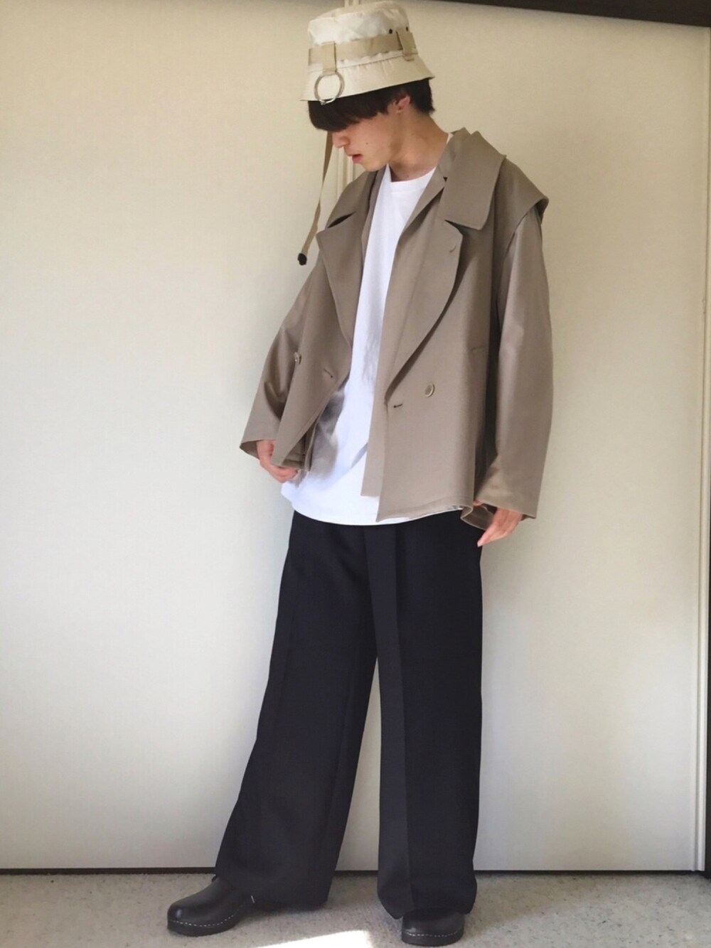 フレンチツイルWトラウザー(HARE)を使った人気ファッション