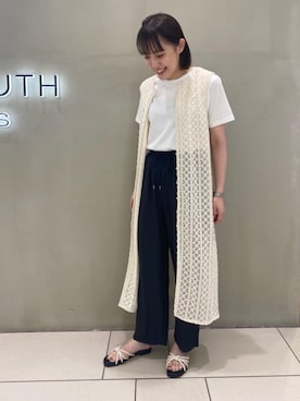 宍戸　里帆さん（レディース・157cm）の夏コーディネート