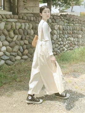 RYOKO Yuhasaさん(レディース・172cm)の春コーディネート