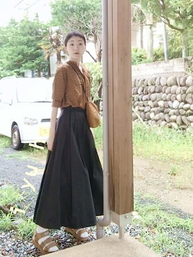 RYOKO  Yuhasaさん（レディース・172cm）の夏コーディネート