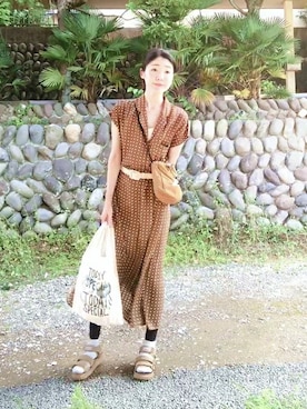 RYOKO  Yuhasaさん（レディース・172cm）の夏コーディネート