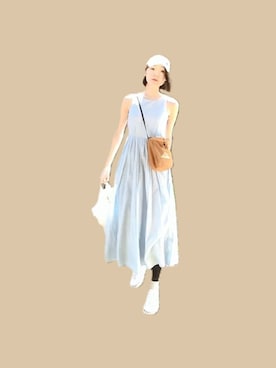 RYOKO Yuhasaさん(レディース・172cm)の夏コーディネート
