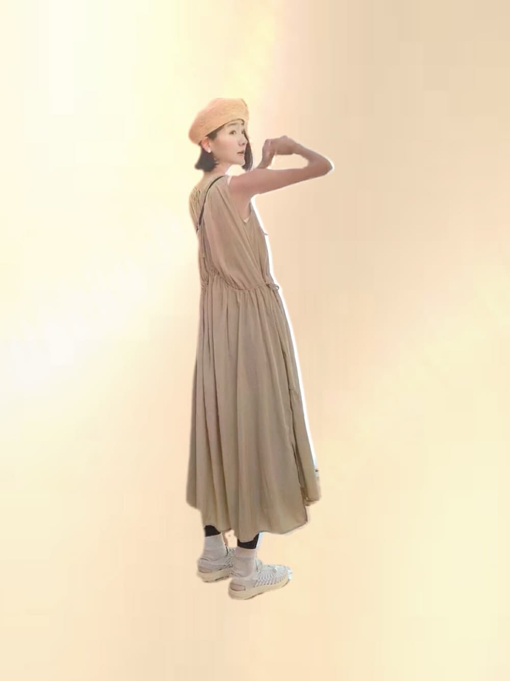 emmi（エミ）の「【emmi atelier】アメスリギャザーワンピース