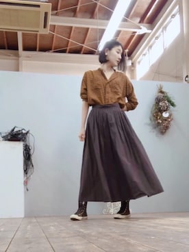 RYOKO  Yuhasaさん（レディース・172cm）の冬コーディネート