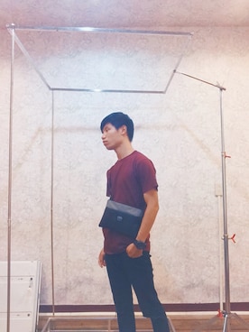 劉志齊さん（メンズ・169cm）の夏コーディネート