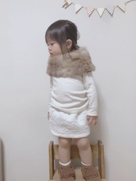 「AIC.（エーアイシー）のアイテム」を使った、★AiRi☆さん（キッズ・80cm）の秋コーディネート