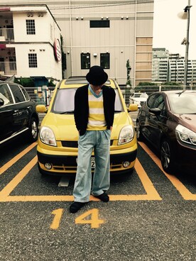 「NATAL DESIGN（ネイタルデザイン）のアイテム（Tシャツ/カットソー）」を使った、Fukuさん（メンズ・174cm）の秋コーディネート
