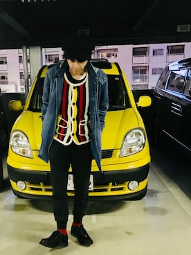 Fukuさん（メンズ・174cm）の冬コーディネート