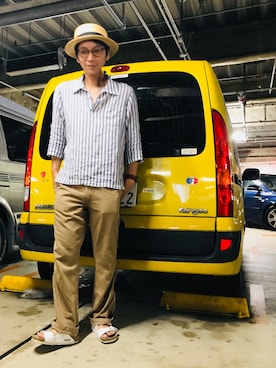 Fukuさん（メンズ・174cm）の夏コーディネート