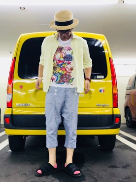 「present（プレゼント）のアイテム」を使った、Fukuさん（メンズ・174cm）の秋コーディネート