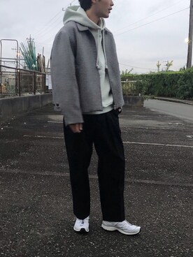 「ハイテクスニーカー」｜ようさんさん（メンズ・173cm・20代）の秋コーディネート
