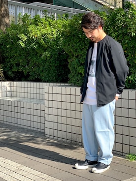 「アダムエロペ」｜「アイテム（ジャケット/アウター）」を使った、こいでさん（メンズ・168cm）の春コーディネート