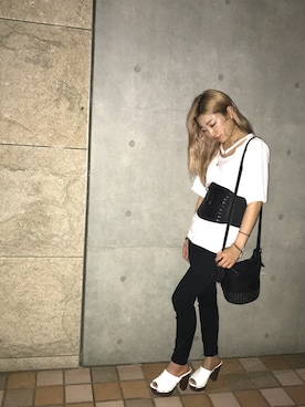 ainyanさんの（AZUL by moussy | アズールバイマウジー）を使ったコーディネート