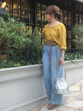 yuさん（レディース・153cm）の春コーディネート