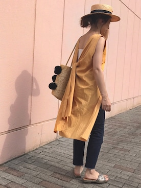 yuさん（レディース・153cm）の夏コーディネート