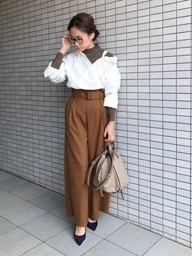 yuさん(レディース・153cm)の秋コーディネート