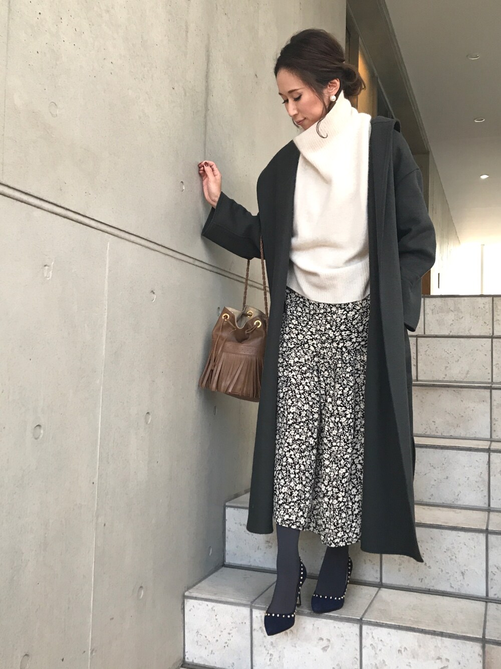 IENA W/FOX テンジクビックスリーブプルオーバー 20180222000908007_1000.jpg