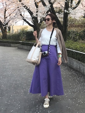 yuさん(レディース・153cm)の春コーディネート