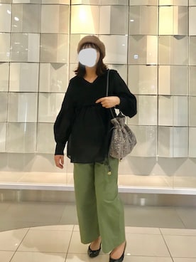 「MULLER（ミューラー）のアイテム」を使った、moyaさん（レディース・166cm）の秋コーディネート