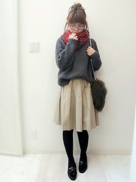 maamin♡さん（レディース・156cm）の冬コーディネート